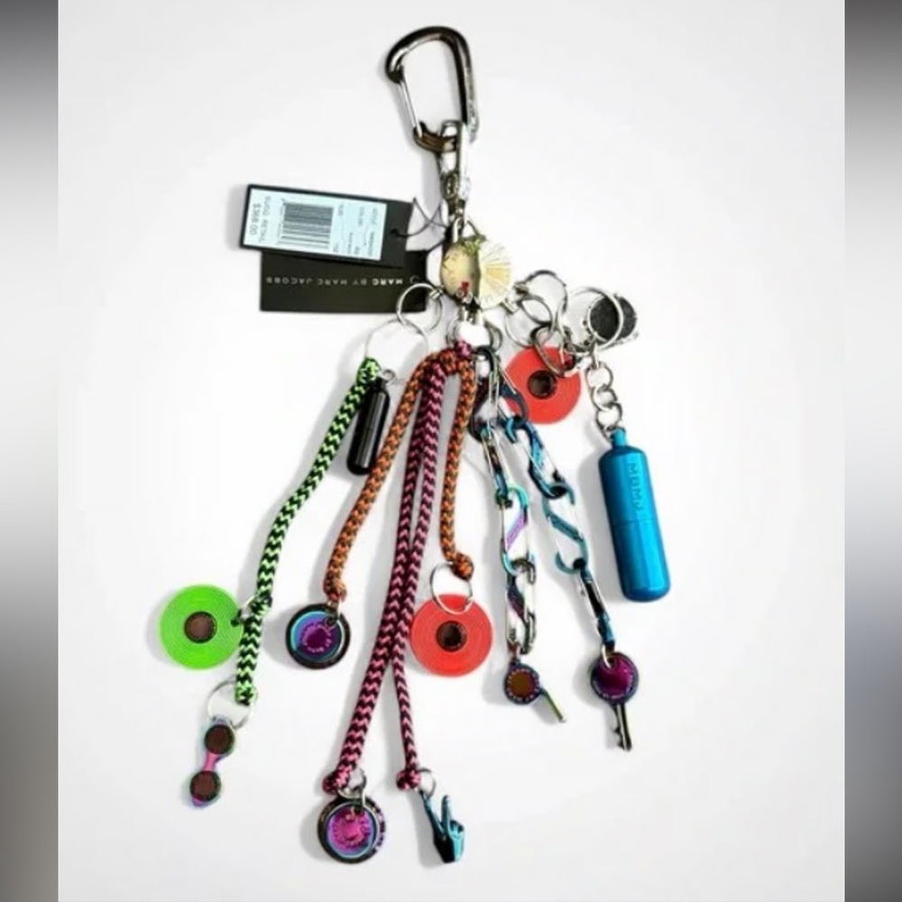 NWT Marc Jacobs Multicolor Keychain Collection